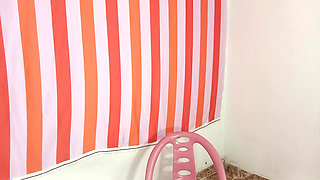 Beautiful white girlfriend sucking deep throat