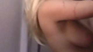 Smokeshow Blonde Gets Naked in a Night Club Backroom