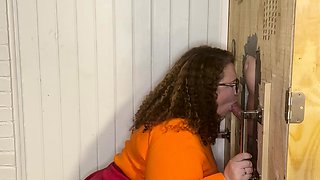 Glory Hole Blowjobs and Brunettes