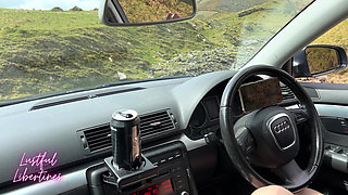 Stranger Catches Me Peeing, Smoking & Masturbating in My Car