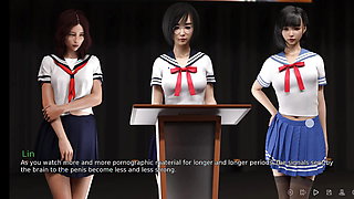Sex In College with Step Sis And Professor - Lick Professor Pussy then Fucked Step Sis - 3Some at College - 3D animated Porn