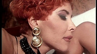 Vintage Threesome: 2 Hairy Babes, a Black Cock, and a Rubber Cock