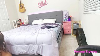 SlutInspection - Teen slut Gia Derza cuckold BTS