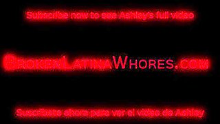 Skinny Latina MILF Ashley Gets Destroyed by Rough Anal & Facefucking - Hardcore BDSM