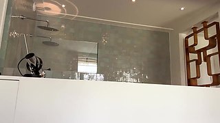 Hot stepmom forgot to put on panties before going to bed