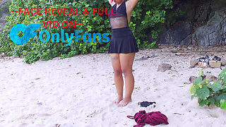 She lives for this--- messy, used and put on display in public just how she likes it 😈 Asian Cumwalk
