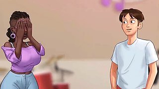 Misskitty2k's music teacher gets undressed in summertime saga part 71