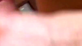 Horny hairy chick gets a warm fuck and a warm load from her dude