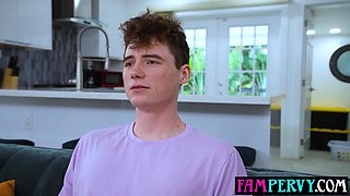 Teenie stepsis finds her stepbros condom