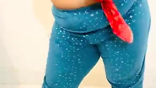 Indian Desi Girl Training in Front of Step Brother