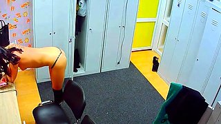 Escorts changing clothes voyeur