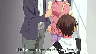 Momoka and Kanade take turns sucking boys cock before sex