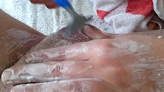 Nursing Shave From the Asshole and Scrotum