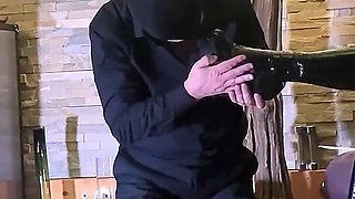 Latex Spit Slave - Obey & Swallow Like a Good Little Piggy