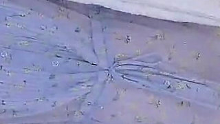 Chu Married Woman Training Mayu No73 Aquarium Exposure Date in a Nude Sheer Dress