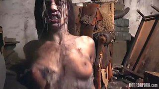 The Rite Of Exorcism With Sperm And Cross