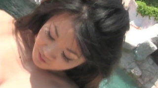 Taya Playing Outdoors