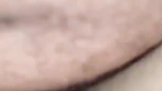 Husband and wife at home fucking and getting a huge creampie