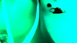 Blonde tight pussy babe solo toy fun in glamour masturbation