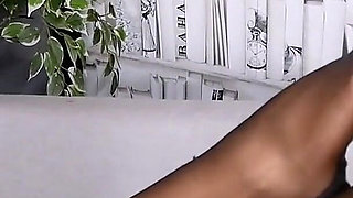 Layered in Nylons Striptease