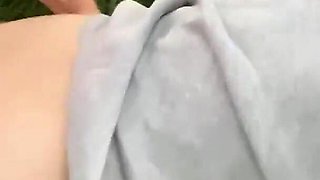 Fucking Hard My Best Friend's Hot Girlfriend in Forest While He Setting up a Tent and Building a Bonfire