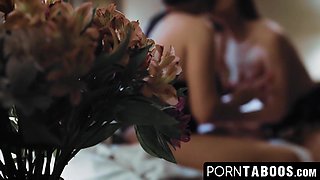 PornTaboos.com - Busty MILF Elexis Monroe shares her teen daughter in a taboo threesome