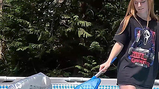 Watching the Pool Girl