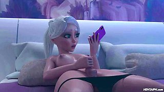 Small-cock dickgirl fucks FUTA mommy - Erotic 3D Family Sex (ENG Voices)