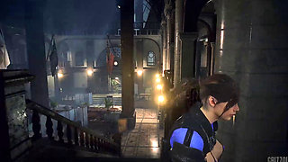 Resident Evil 2 Remake Claire Redfield is The Naughty Police Officer PC Mod