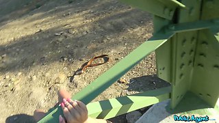 Cindy Shine's Steamy Passion in Hot Outdoors