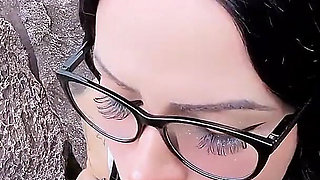 Lost Girl Getting Milk From a Stranger's Mouth.