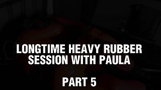 Extreme fetish latex play