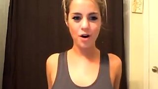 Amazing ass Amateur Blonde 19yo Teen anal fucked