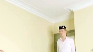 Amateur blonde ass fucked