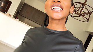Big Natural Tits Ebony Model RAMMED