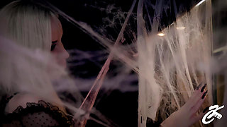 Lustful Big Boobs Vampire gets a proper fuck on Halloween