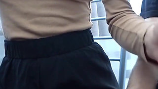 Hot Classmate Jerks off and Sucks Under the School Desk!