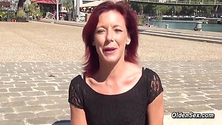 Redhead Amateur Milf In Lingerie Fucked On A Vaction With Morgane Dell