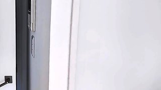 Brunette seductress working her big boobs and hot ass