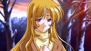 Squirting anime cartoon teen