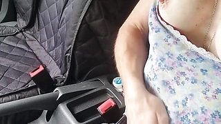 Public Agent: Feeling Horny, Had a Risky Little Play to Make Myself Squirt in the Car