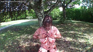 Dirty Masturbation With Red Plums Pt2 - MaryBitch