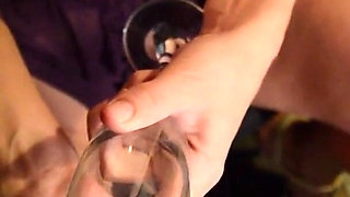 Hot Dinner with Blowjob and Cum Smallowing