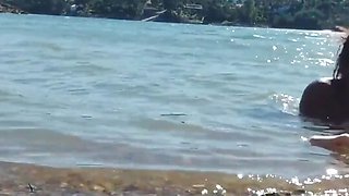 I Sucked the Tattooed Dick in the Water in Front of All the Tourists Who Was Rided by Boat at the Late Afternoon