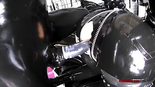 European Fetish Glam Lesbians Use Strapons To Get Bukkake