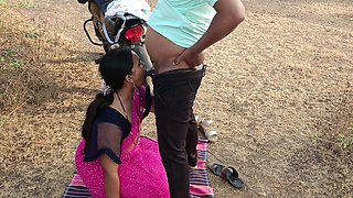 Cute Kavita Bhabhi Fuck with Boyfriend Tatya Cheating on Husband in Jungle