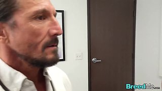 Sexy Busty Brunette Latina Babe Vanessa Moon Lets a Perv Doctor Impregnate Her In Front Of His Nurse