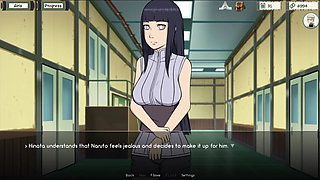 Naruto - Kunoichi Trainer [0.14.1] Part 50 Hinata Blowjob - Mikasa Sex by Loveskysan69