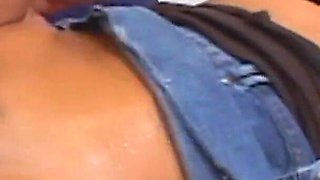 Tattooed small tits blonde fucked in high heels