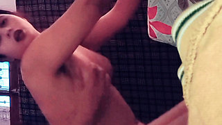 Latika doggy take big cock in pussy horny face